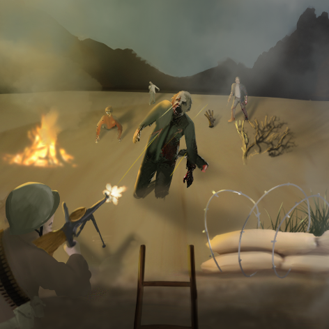 wallpaper trench fever zombies